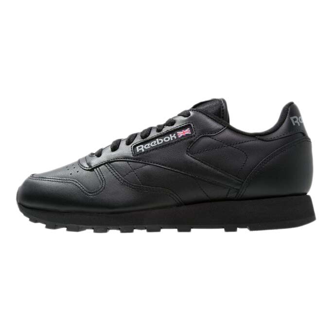 Кроссовки Reebok Classic Leather Low-cut, черный – купить из-за границы ...