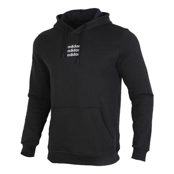 

Толстовка Adidas neo M C+ HDY logo Printing Casual Pullover Black, Черный