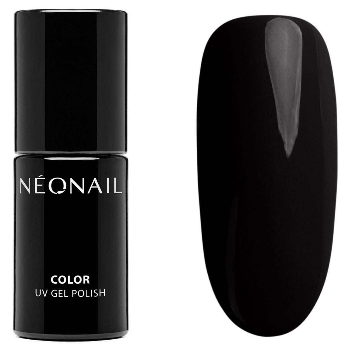 

Neonail гибридный лак для ногтей, Pure Black