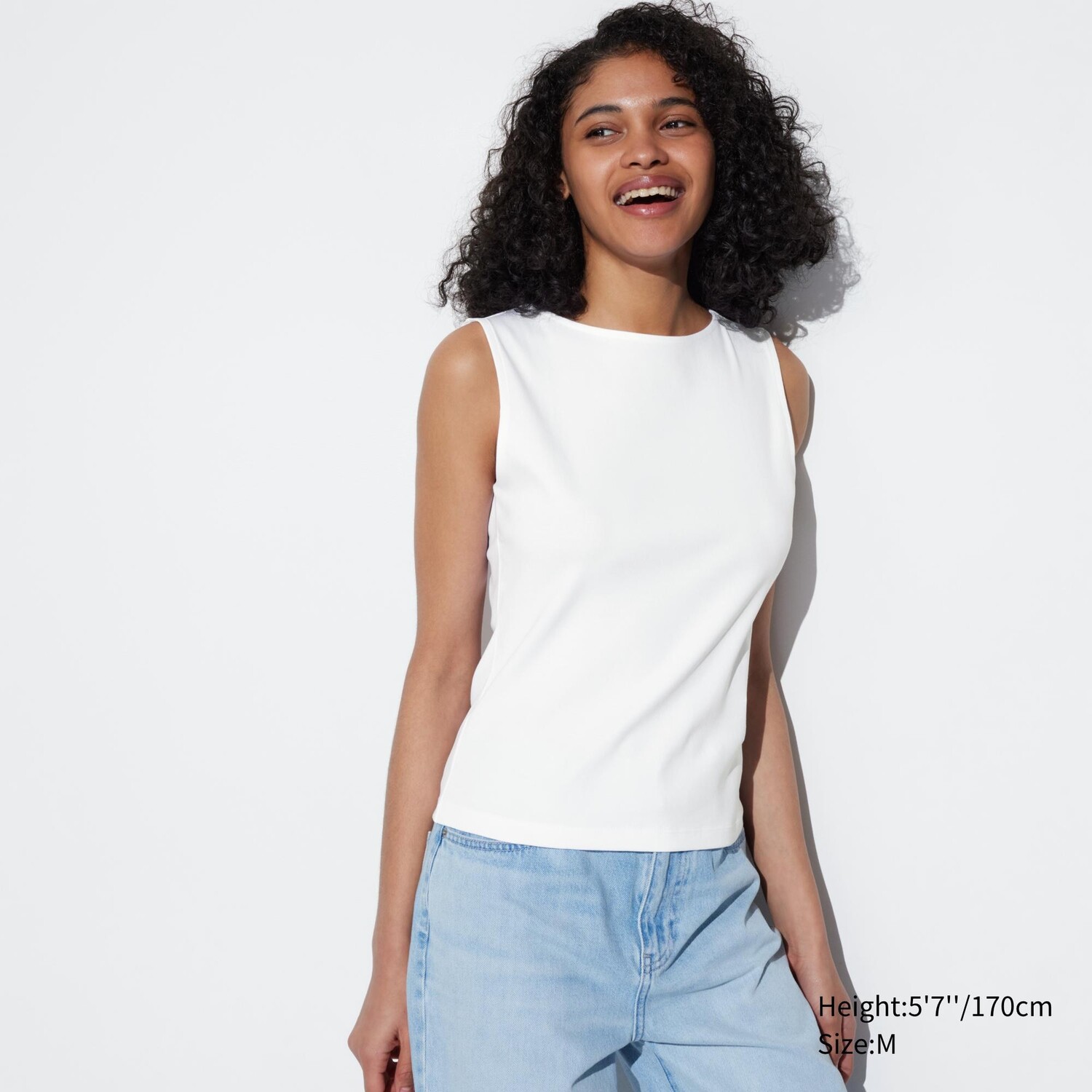 

Футболка Uniqlo без рукавов, белый