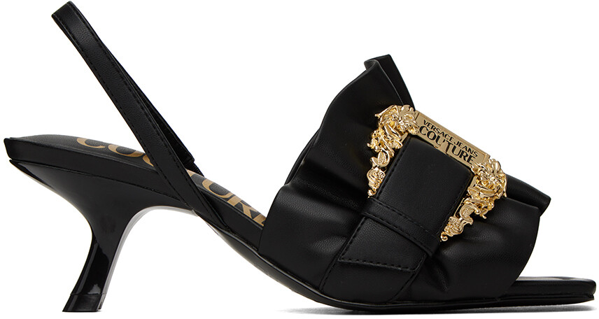 

Черные каблуки Фионы Versace Jeans Couture
