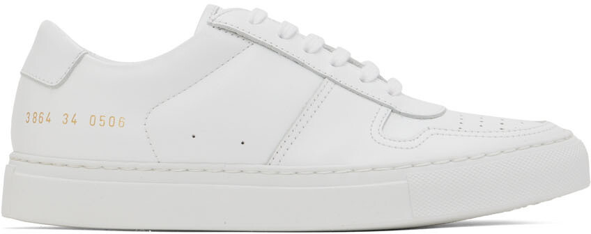 

Белые низкие кеды BBall Common Projects