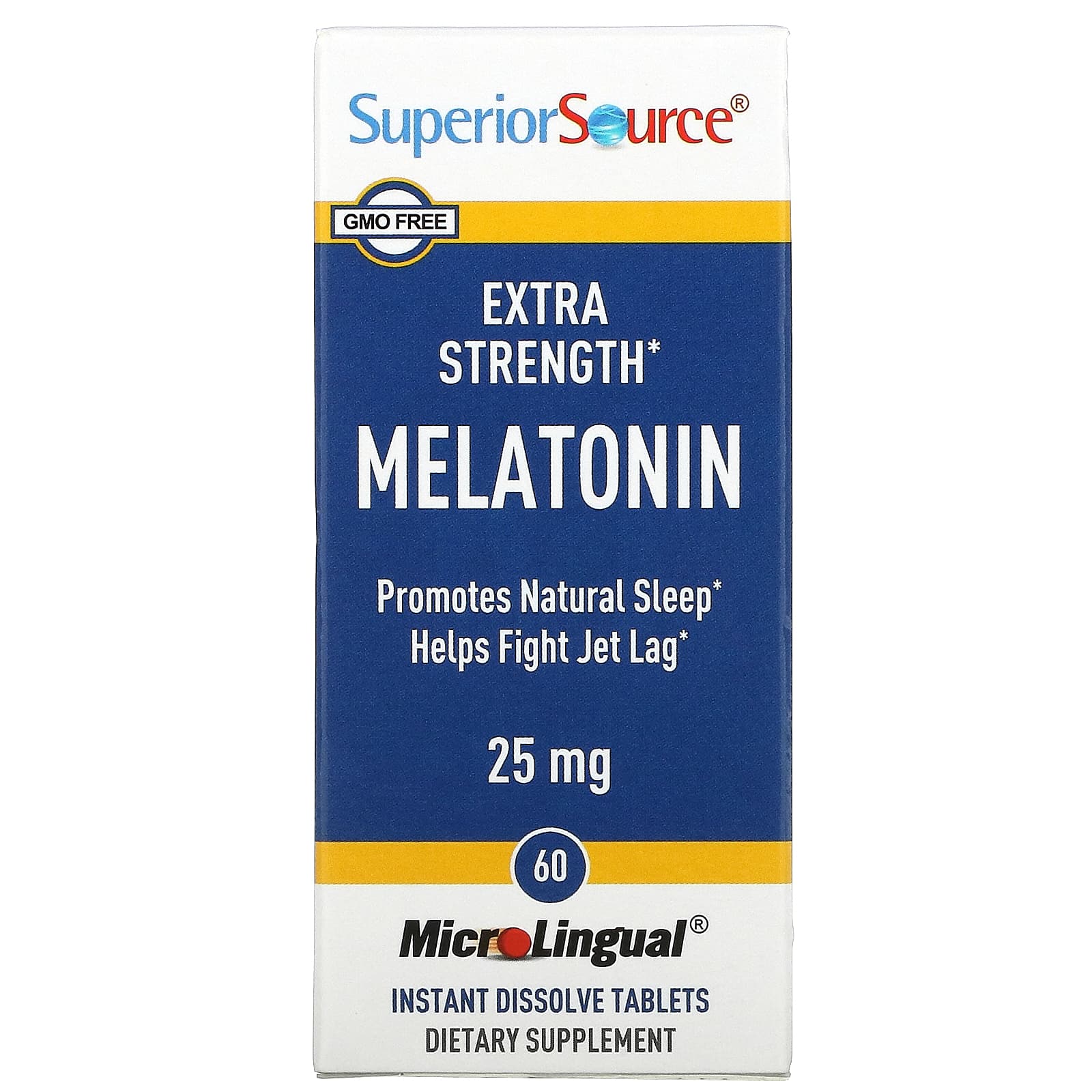 Мелатонин MicroLingual Superior Source повышенной силы действия, 60 быстрорастворимых таблеток megafood куркума с куркумином повышенной силы действия 60 таблеток