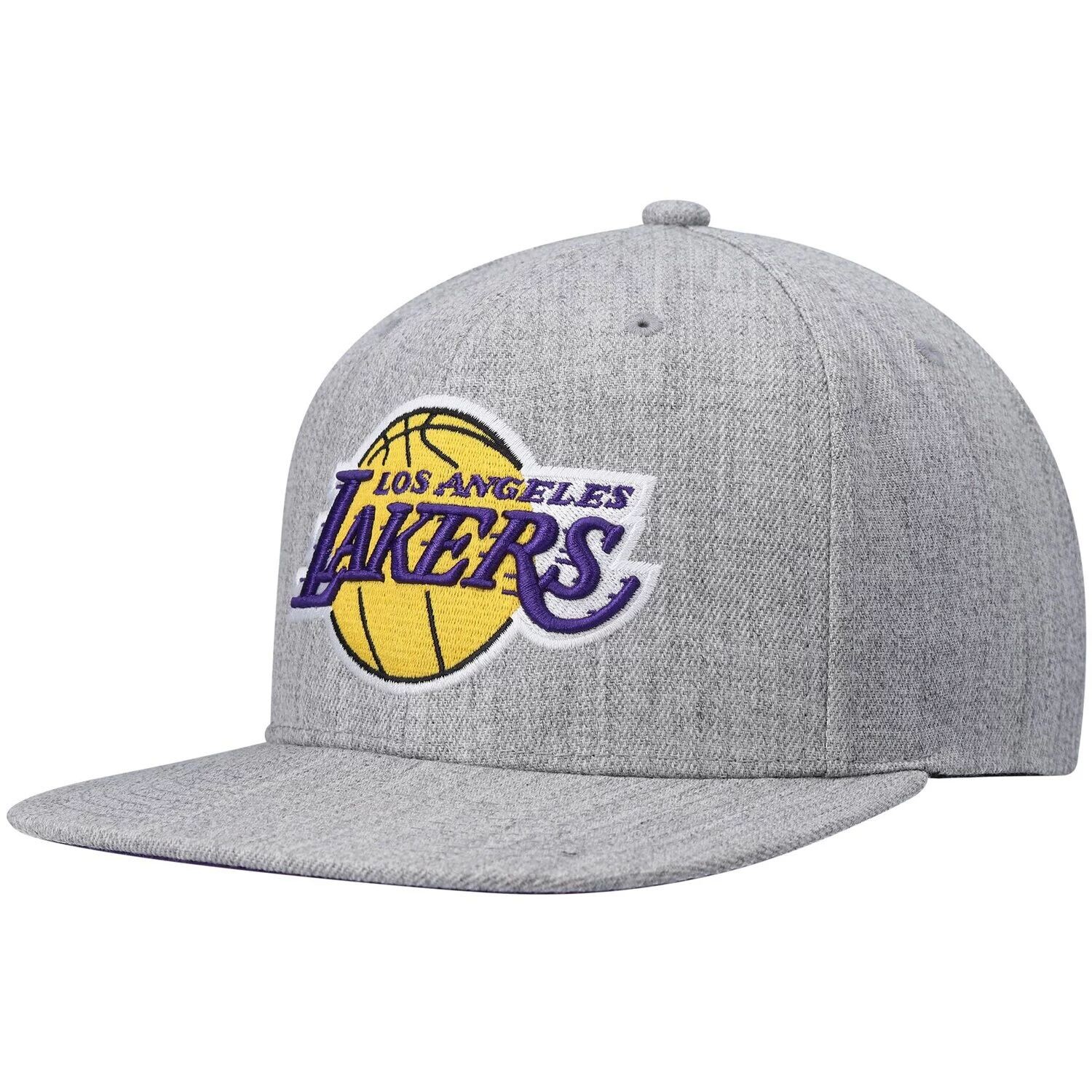 

Мужская кепка Mitchell & Ness Heathered Grey Los Angeles Lakers 2.0 Snapback