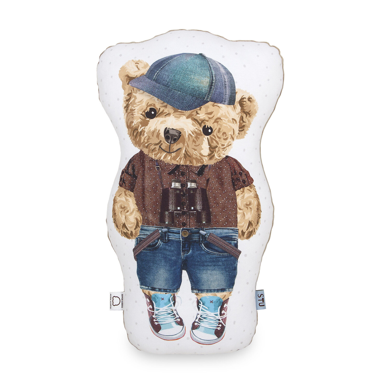 

Ceba Baby Fluffy Puffy подушка для объятий 50 см Stu, 1 шт.