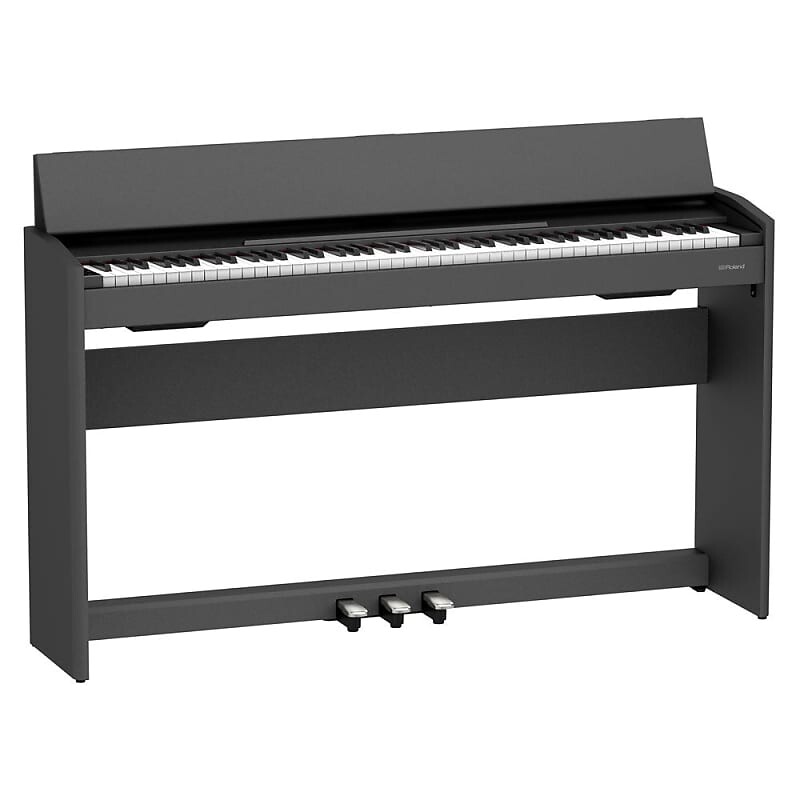 

Цифровое пианино Roland F-107 со стойкой и педалями - черное F107 Digital Piano