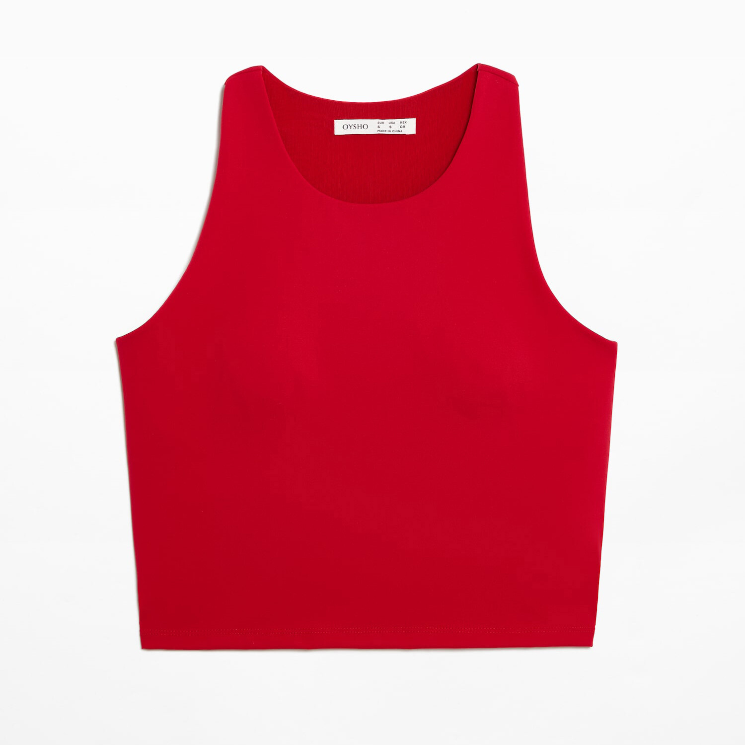 

Топ Oysho Compressive, красный