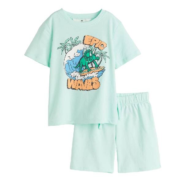 

Комплект H&M Epic Waves, 2 предмета, светло-бирюзовый