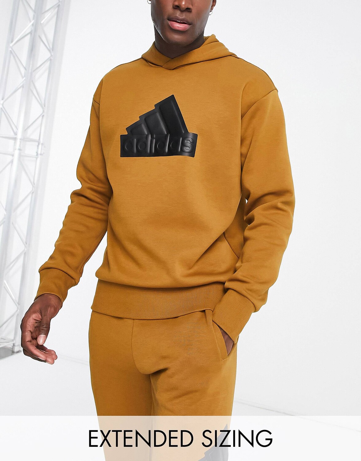 

Худи коричневого цвета adidas Sportswear Future Icons BOS