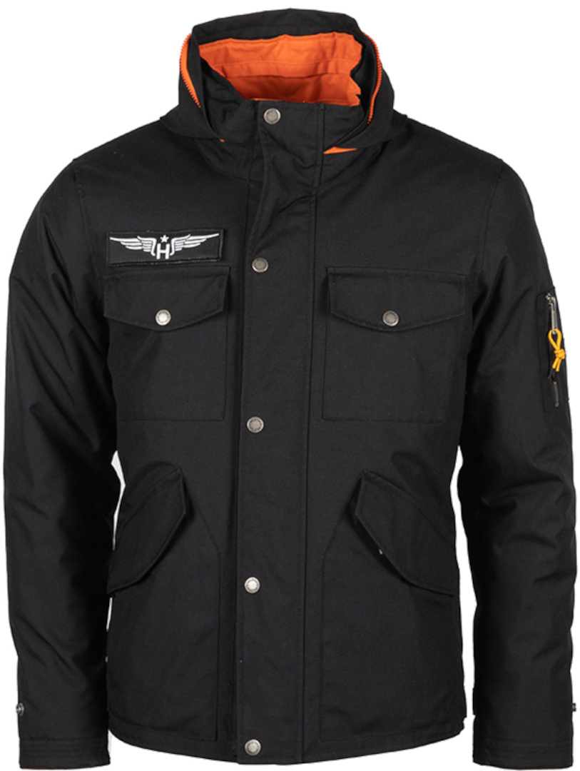цена Куртка текстильная Helstons Trooper мотоциклетная, черный