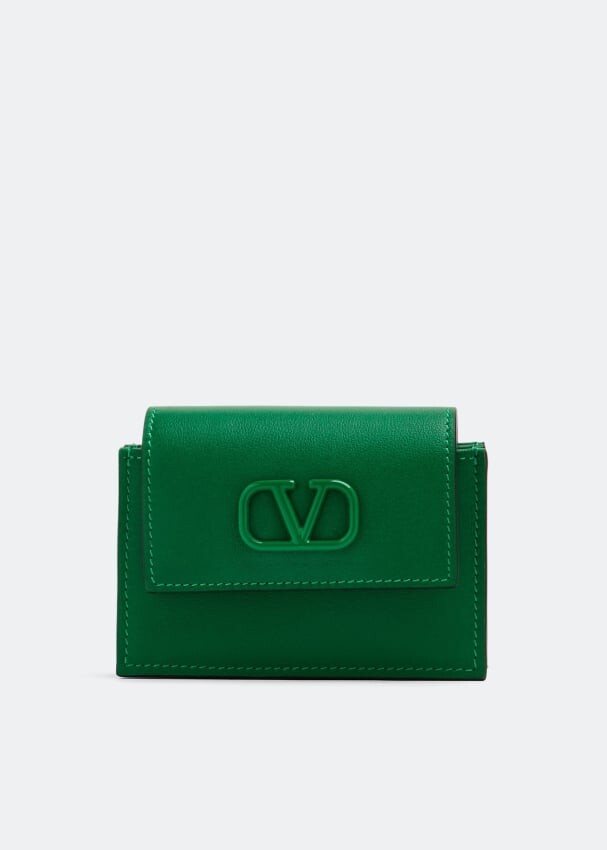 

Картхолдер VALENTINO GARAVANI VLogo Signature card case, зеленый
