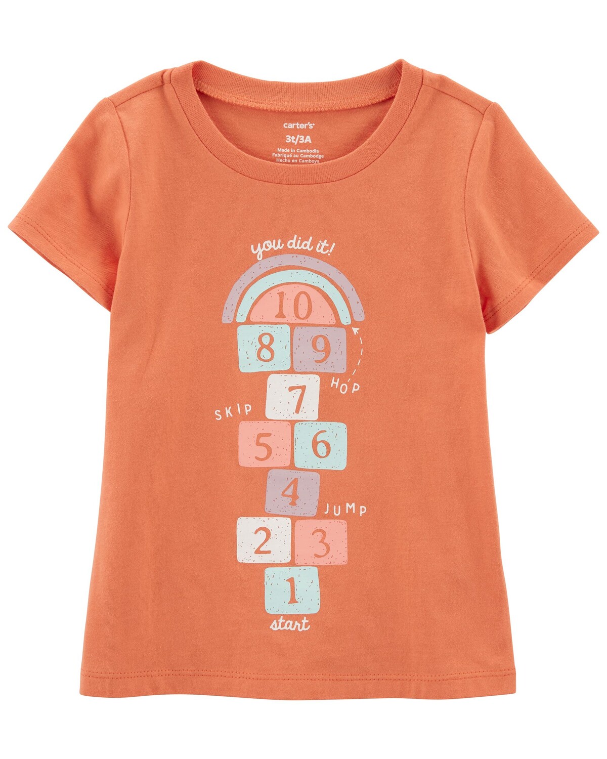 

Футболка из джерси для малышей Hopscotch Carter's
