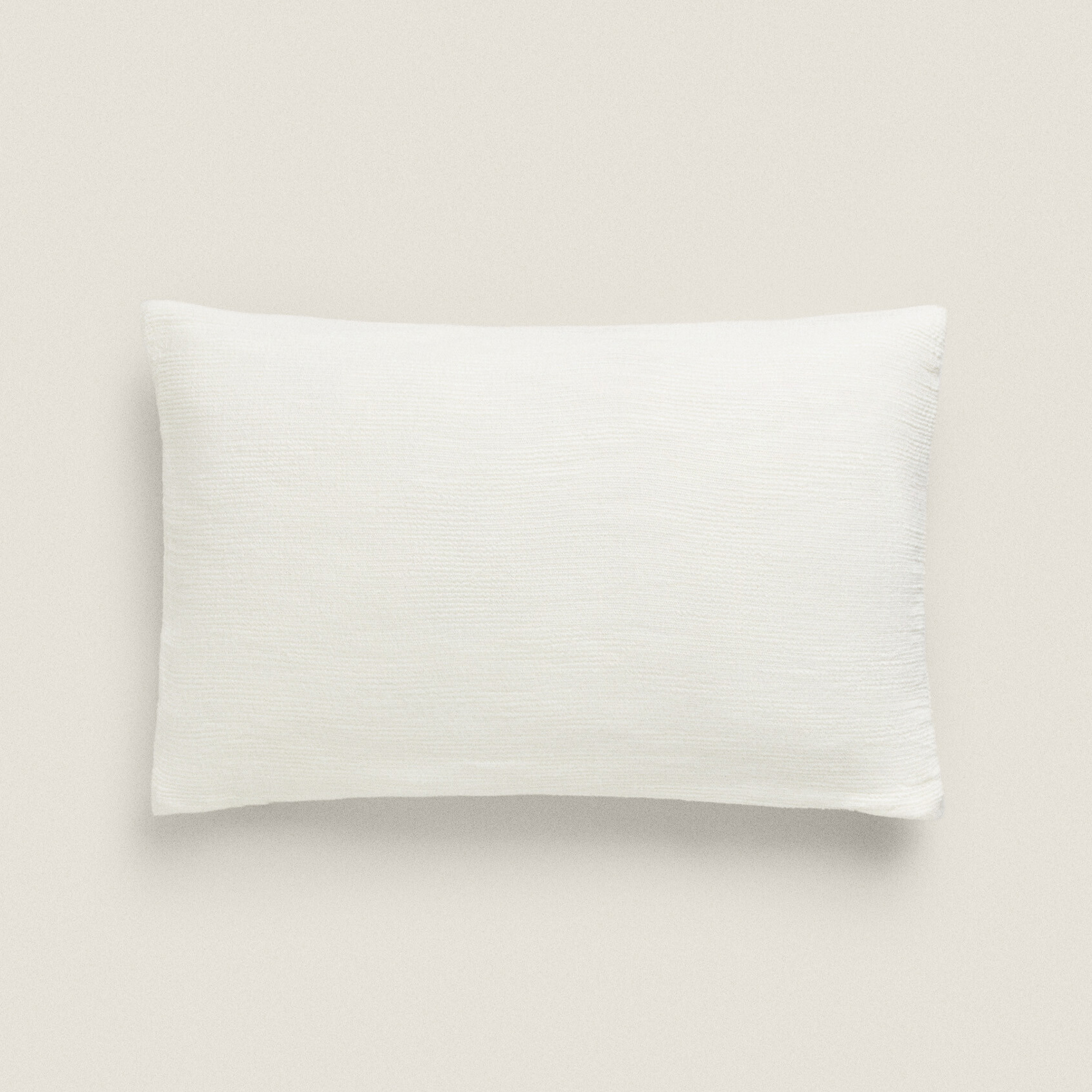 Чехол для подушки Zara Home Textured Linen, белый