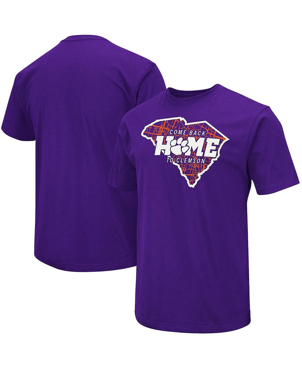 

Мужская фиолетовая футболка clemson tigers come back home Colosseum, фиолетовый