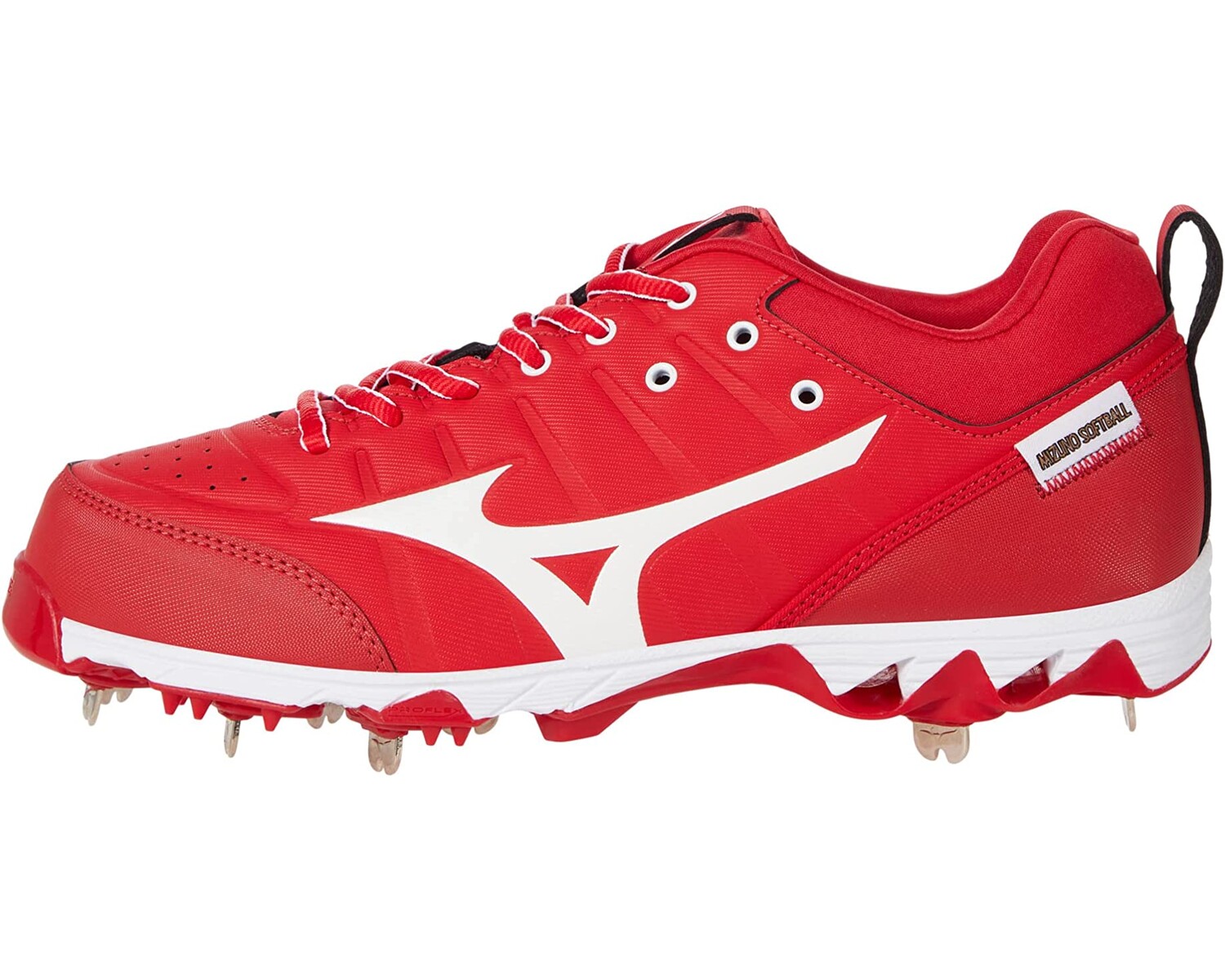

Кроссовки 9 Spike Swift 7 Low Metal Softball Cleat Mizuno, белый