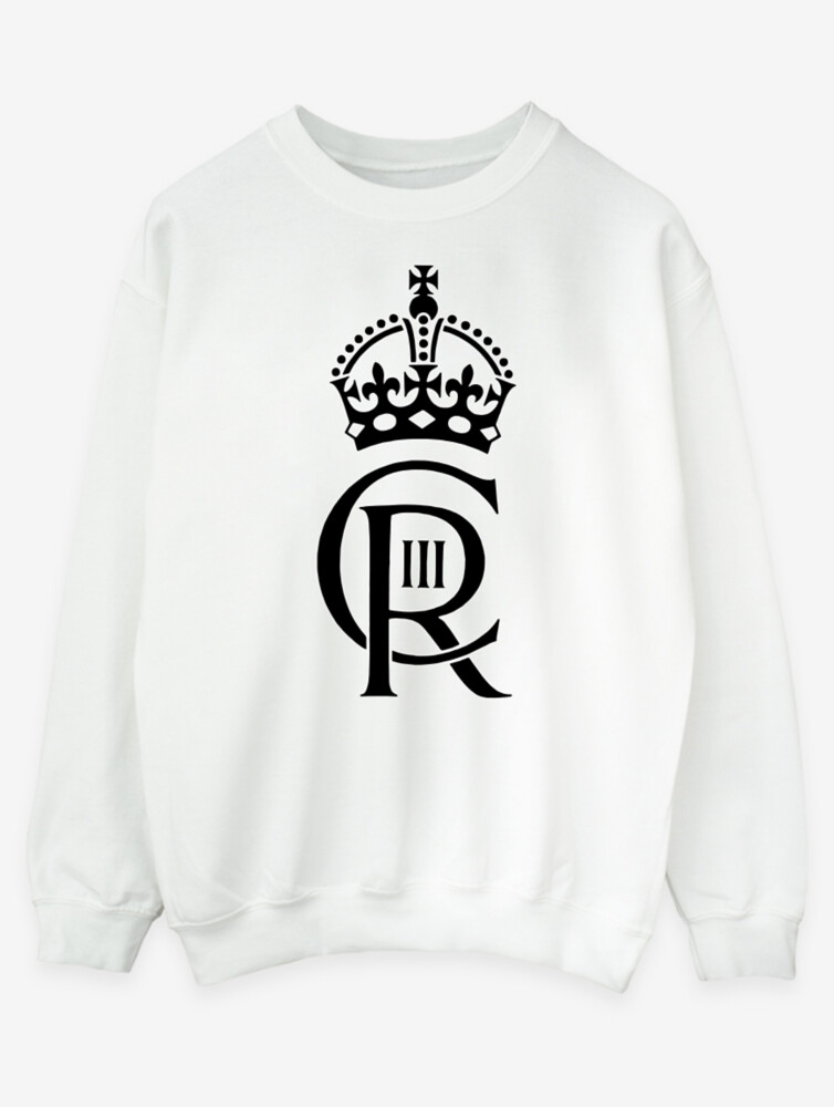 

Белая толстовка для взрослых NW2 The Coronation Cypher George., белый