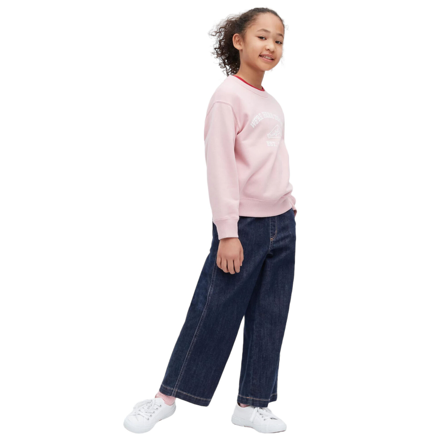 

Джинсы Uniqlo Girls Baggy, синий