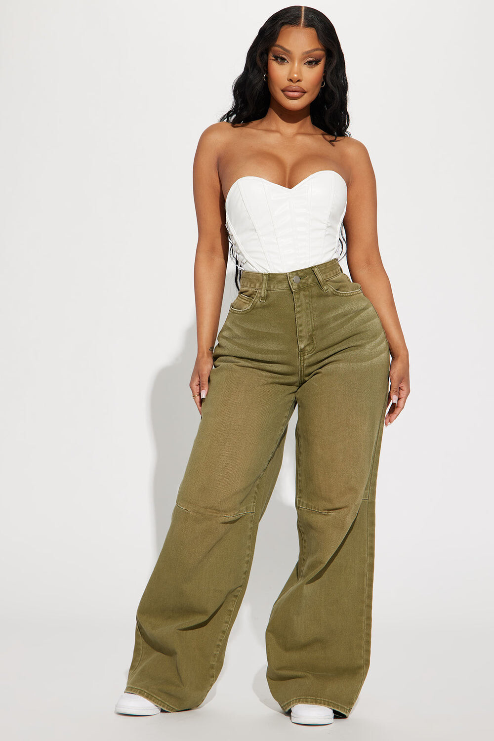 

Джинсы Fashion Nova TTC101, оливковый