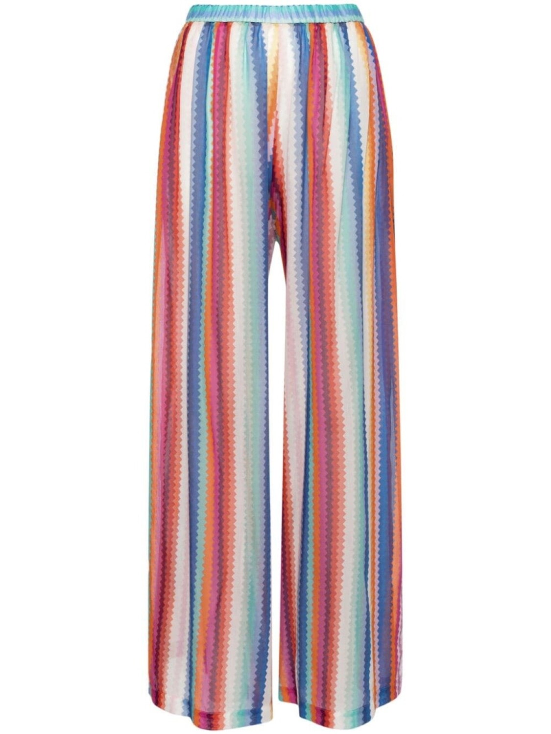 

Missoni брюки палаццо с узором шеврон, синий