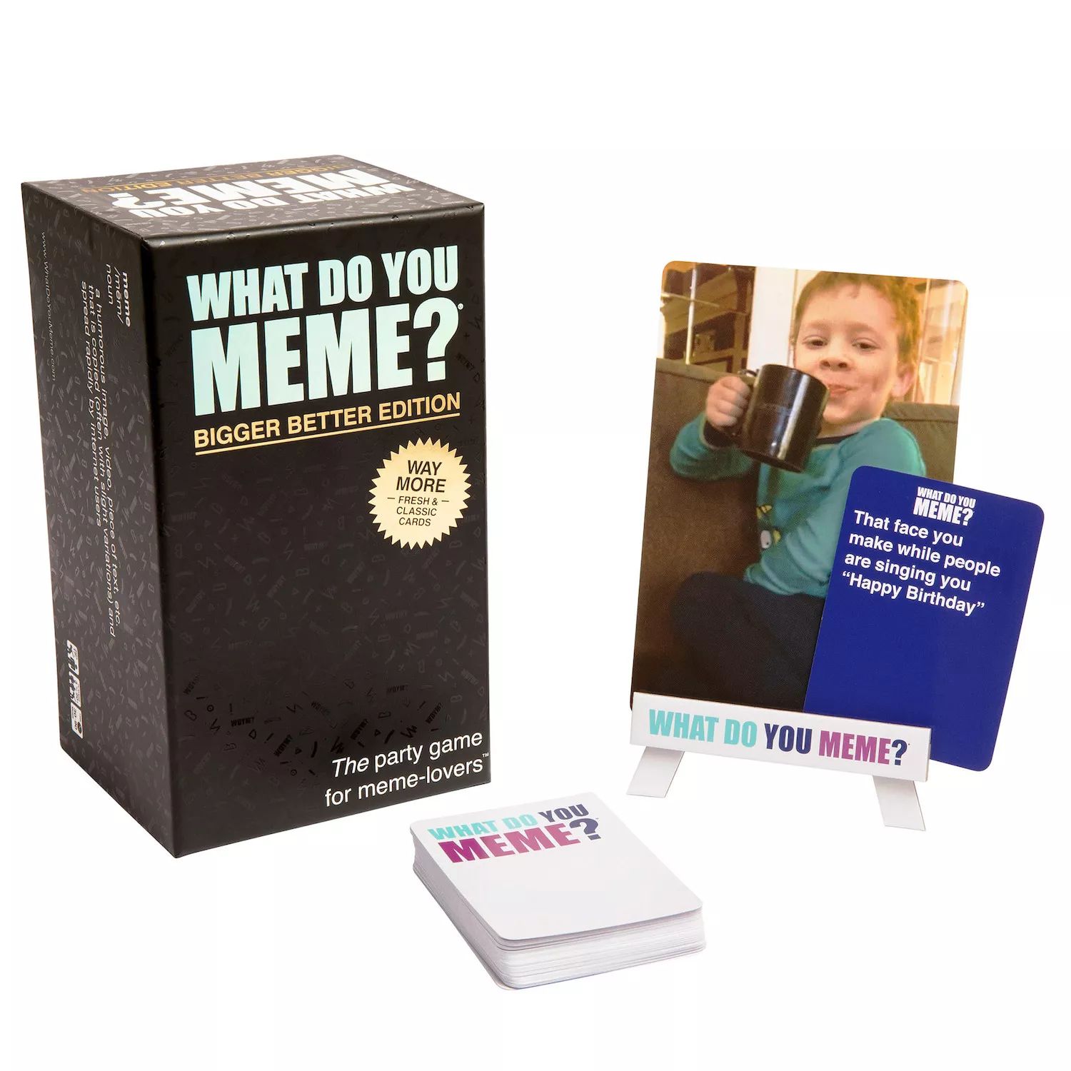 generic adult party card game what do you meme Что ты мем? Core Game — веселая игра для вечеринок для взрослых для любителей мемов (Bigger Better Edition) What Do You Meme?