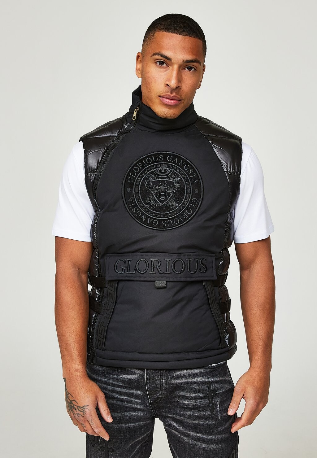 

Жилет BAZOR GILLET Glorious Gangsta, цвет black