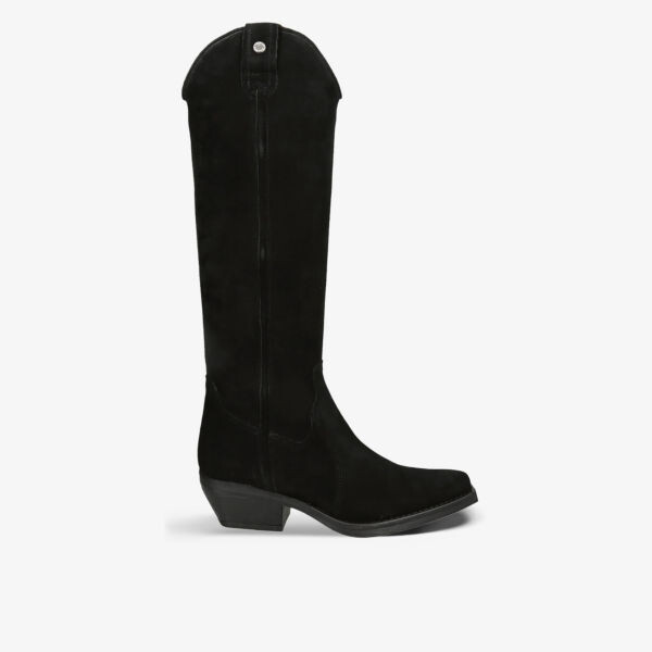 

Замшевые высокие ботинки Welsey с заклепками Steve Madden, черный