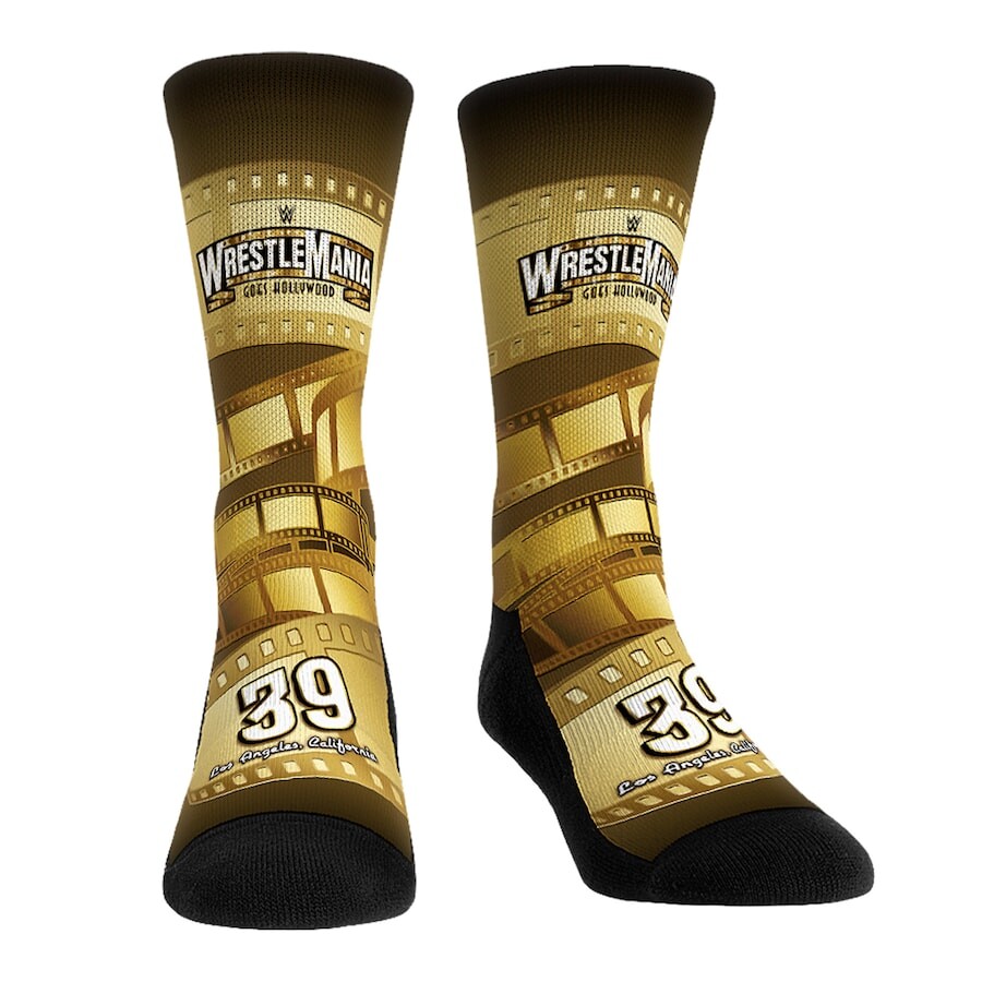 

Носки Rock Em Socks Wrestlemania, золотой