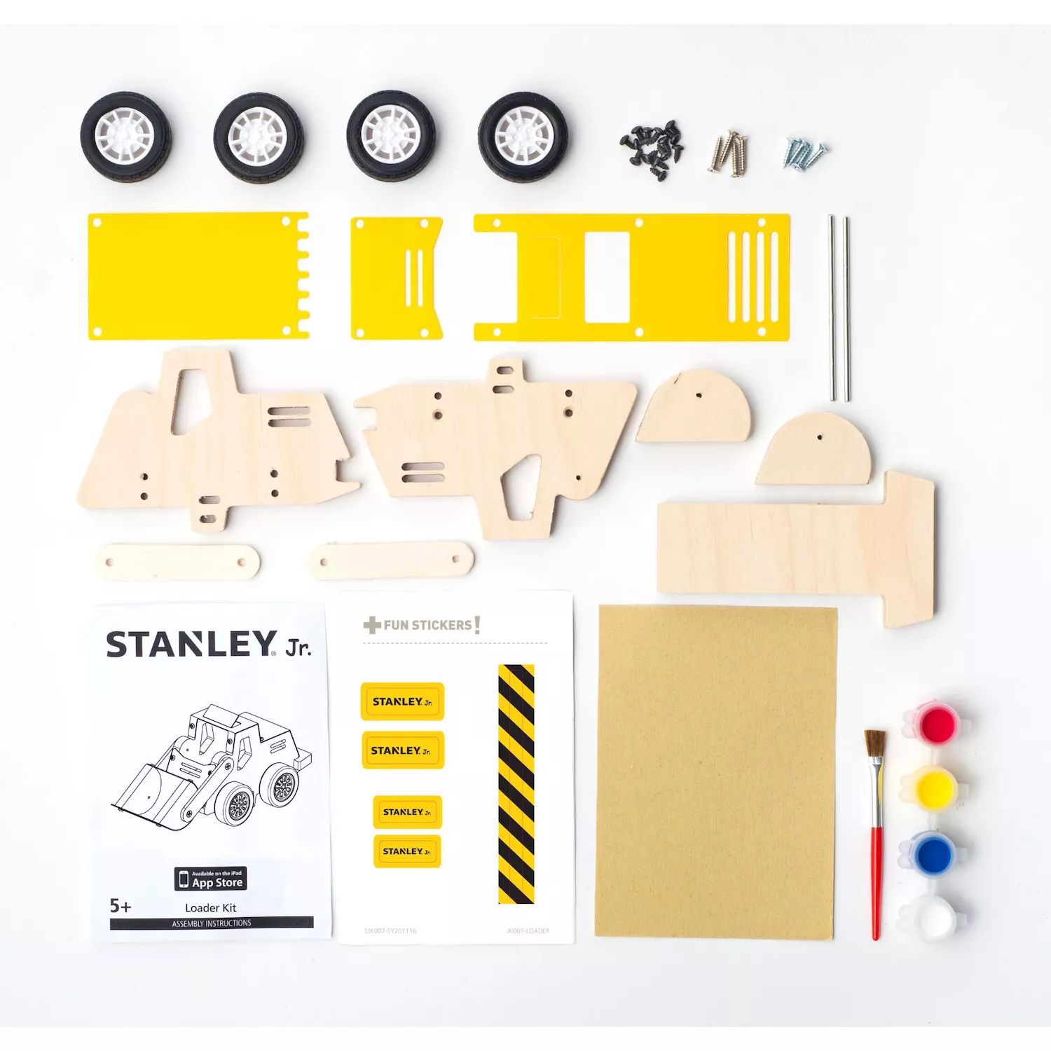 Stanley Jr. Соберите свой собственный комплект для фронтального погрузчика RED TOOL BOX stanley 19 tool box