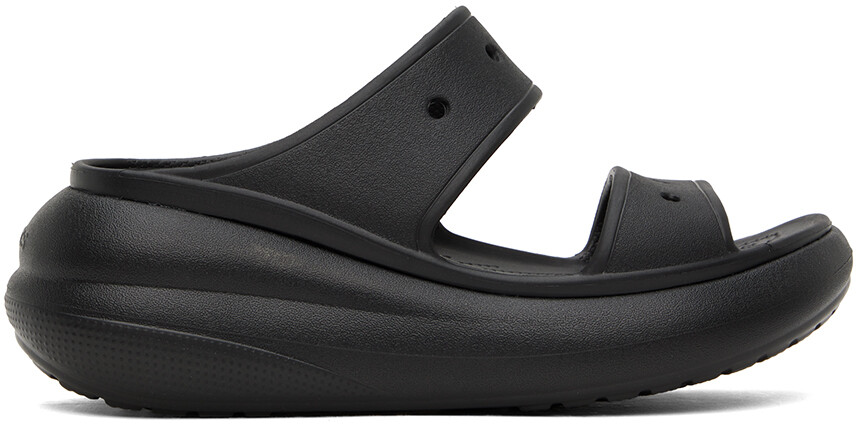 

Черные сандалии Crush Crocs