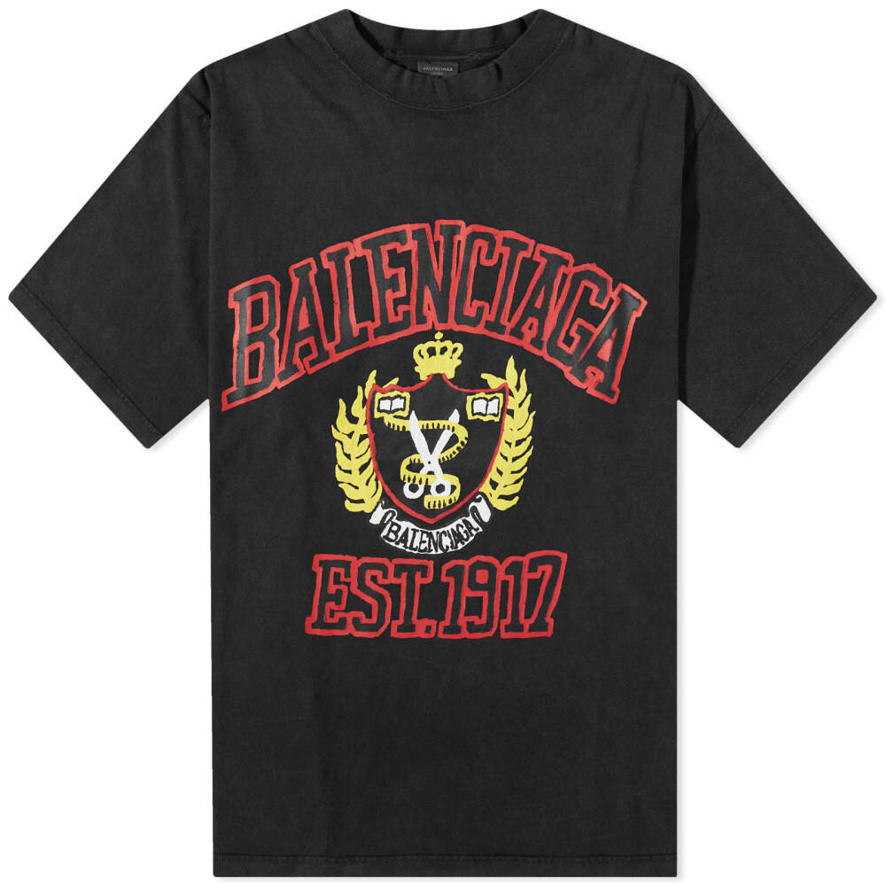 

Футболка Balenciaga College Tee, Серый