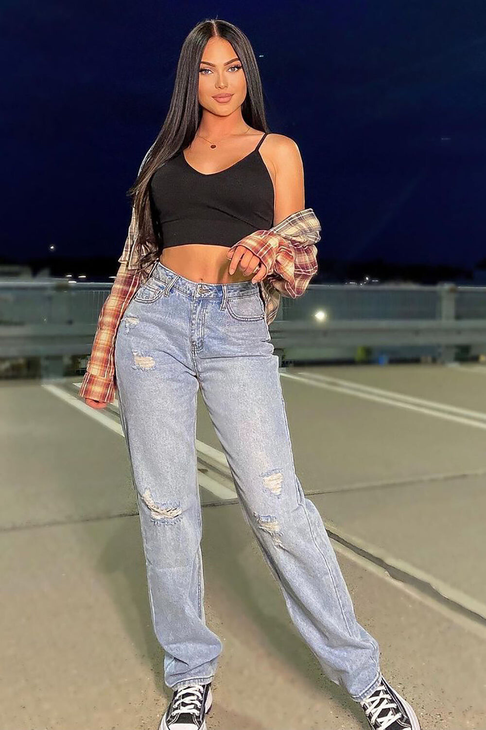 

Джинсы Fashion Nova ZDBF1045, синий
