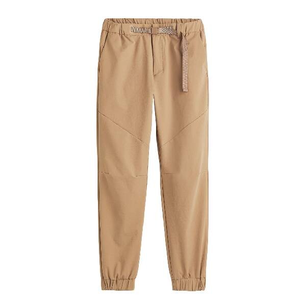 

Джоггеры с поясом H&M Regular Fit, бежевый