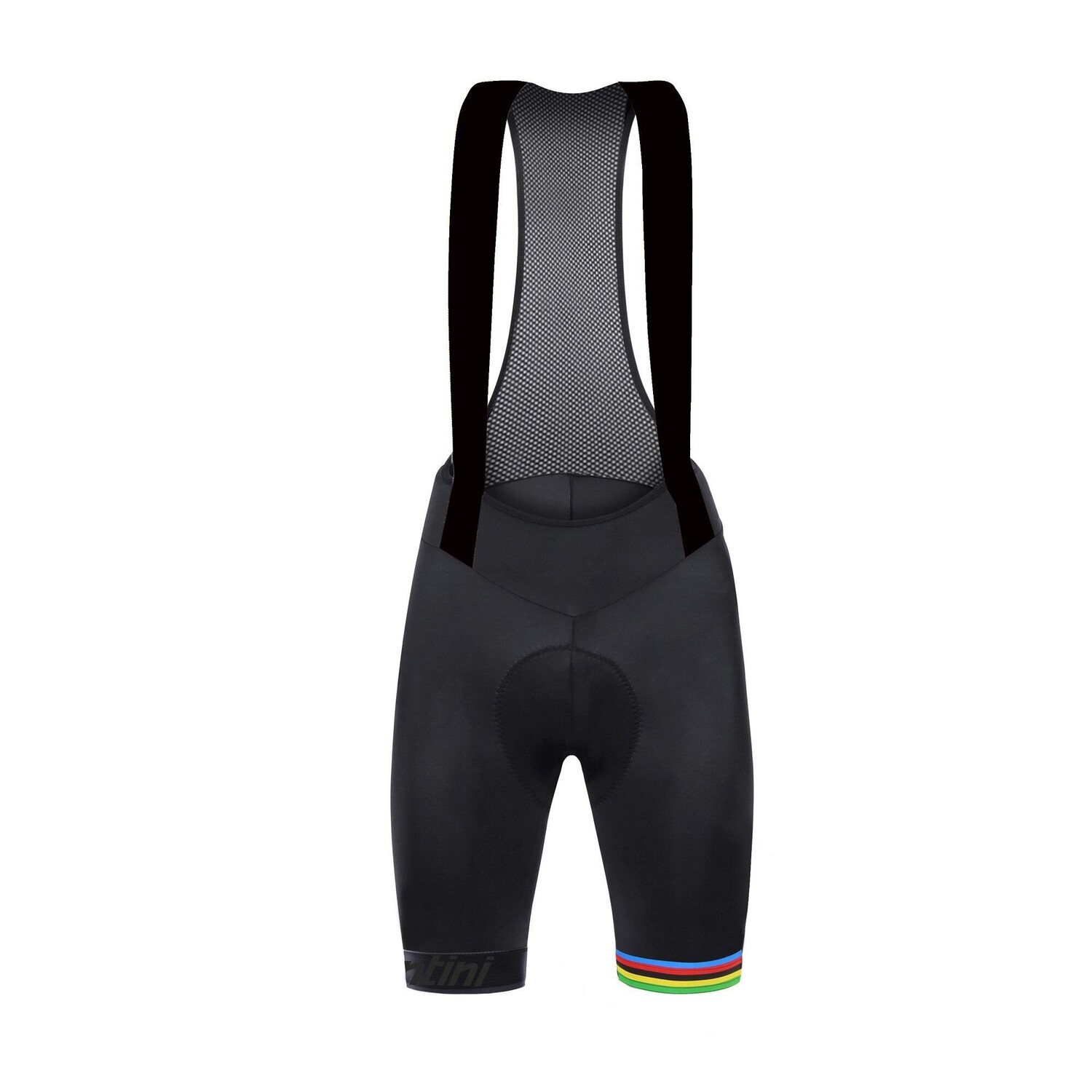 

Велосипедки на лямках Santini UCI Rainbow Collection черные