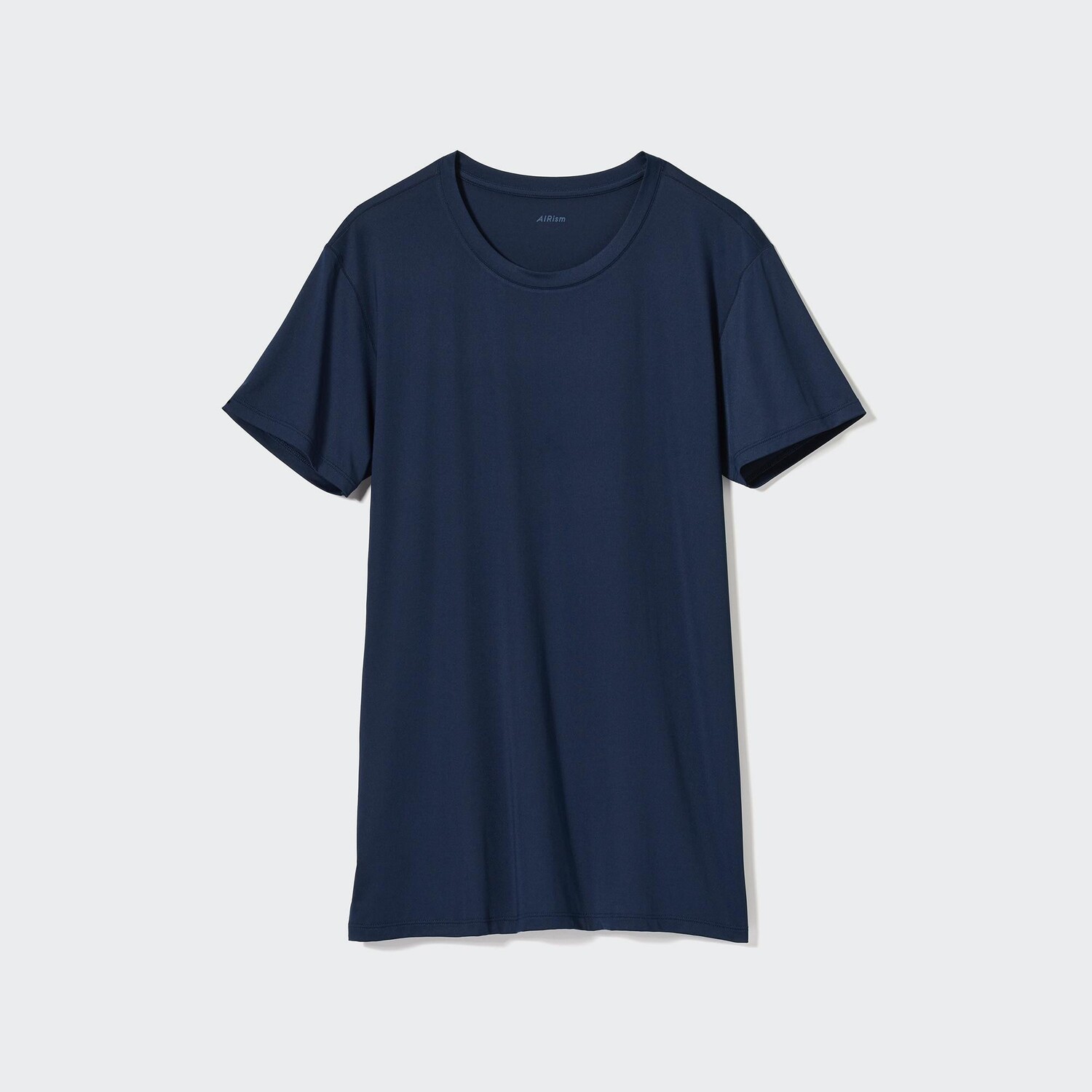

Футболка Uniqlo Airism с вырезом, темно - синий