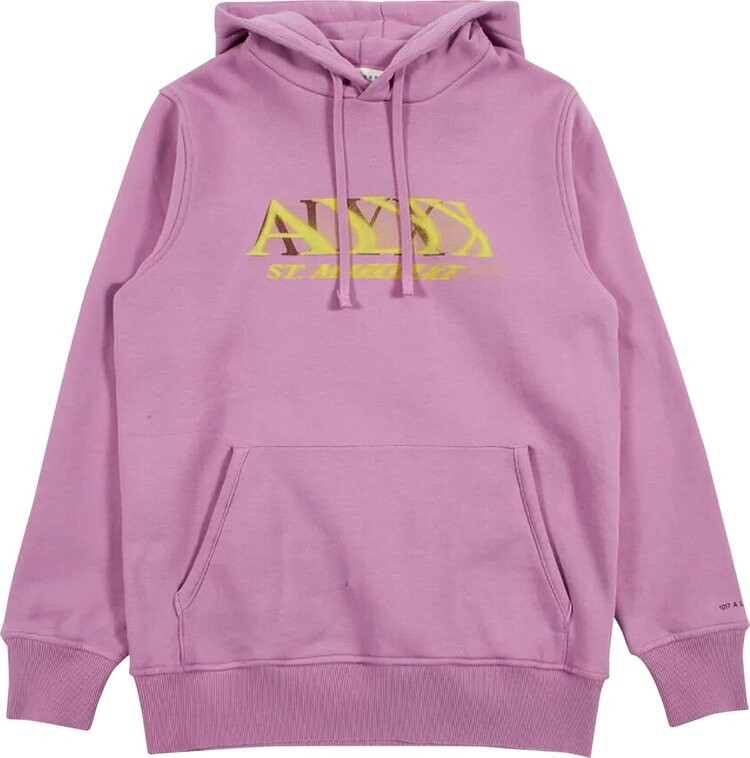 

Худи 1017 ALYX 9SM Graphic Hoodie 'Light Mauve', фиолетовый