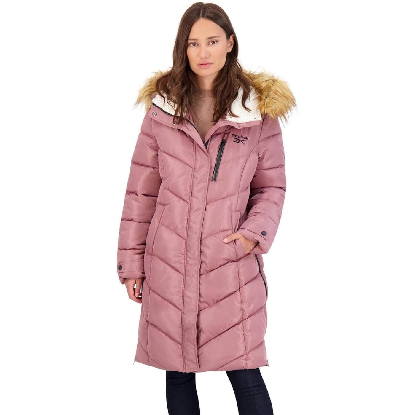 

Куртка Reebok Long For Women, пудровый