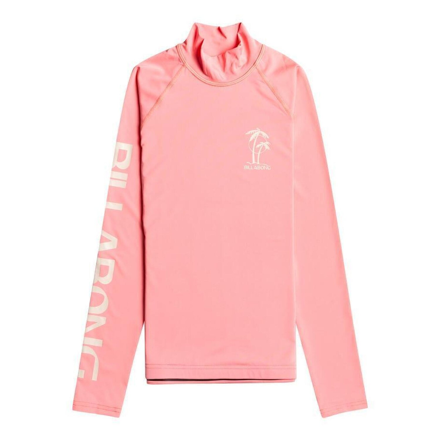 

BILLABONG Rash Guard - Women - LOGO COLOR SS, темно-розовый