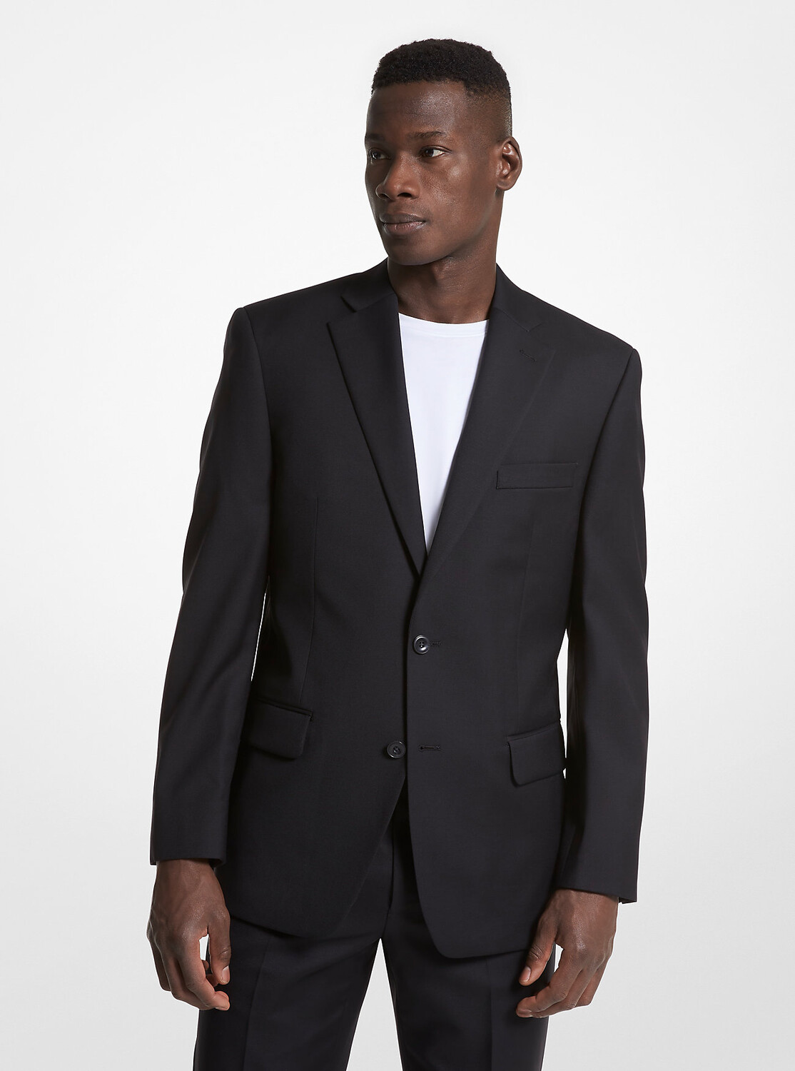 

Пиджак Michael Kors Modern-Fit Wool Blend Sports, черный