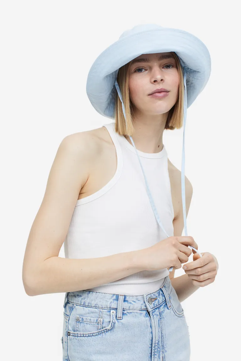 

Шляпа со шнурками H&M, синий