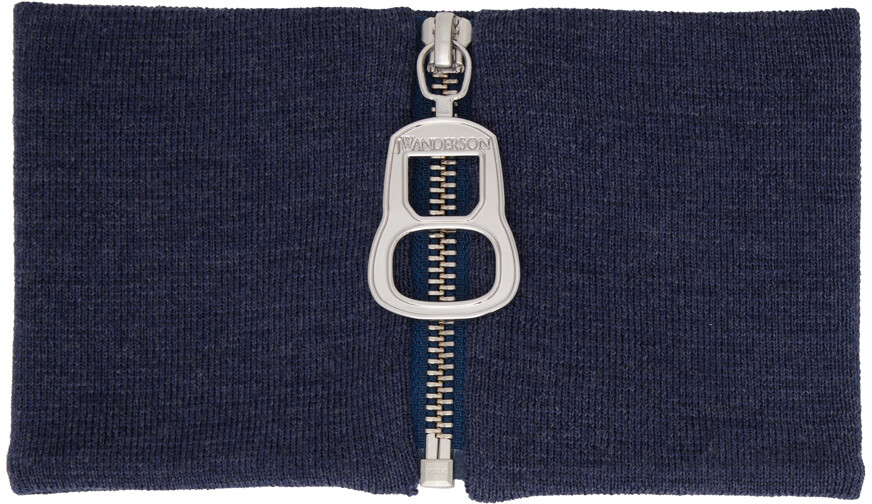 

Темно-синий шейный ободок Can Puller JW Anderson