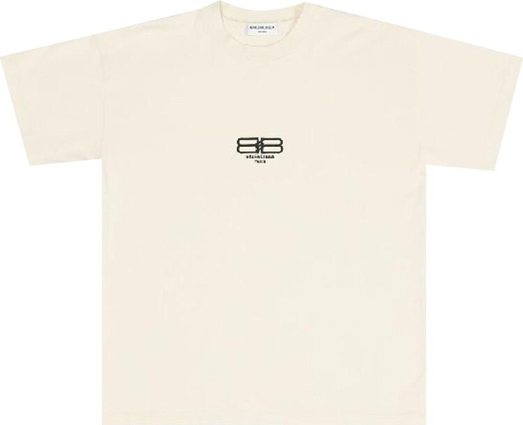 

Футболка Balenciaga Medium Fit T-Shirt Beige, коричневый