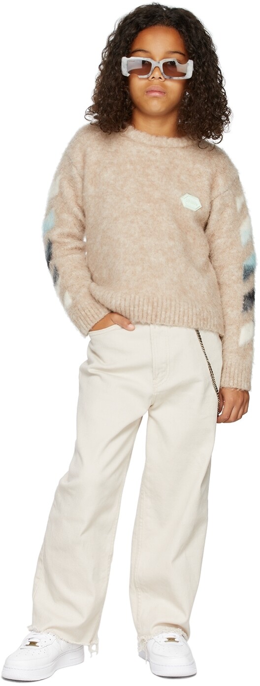 

Детский свитер из альпаки с начесом Off-White