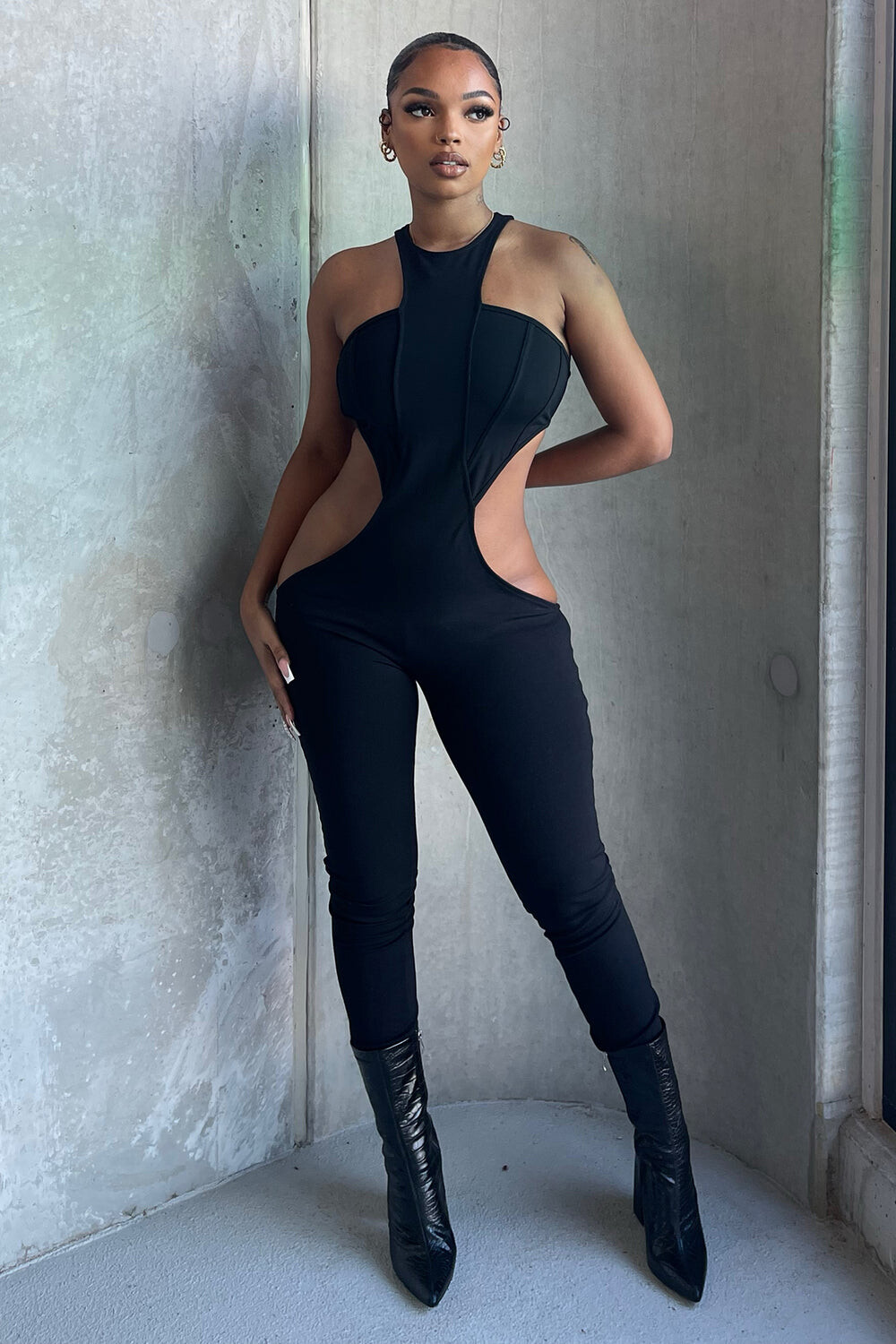 

Комбинезон Fashion Nova JP2442, черный