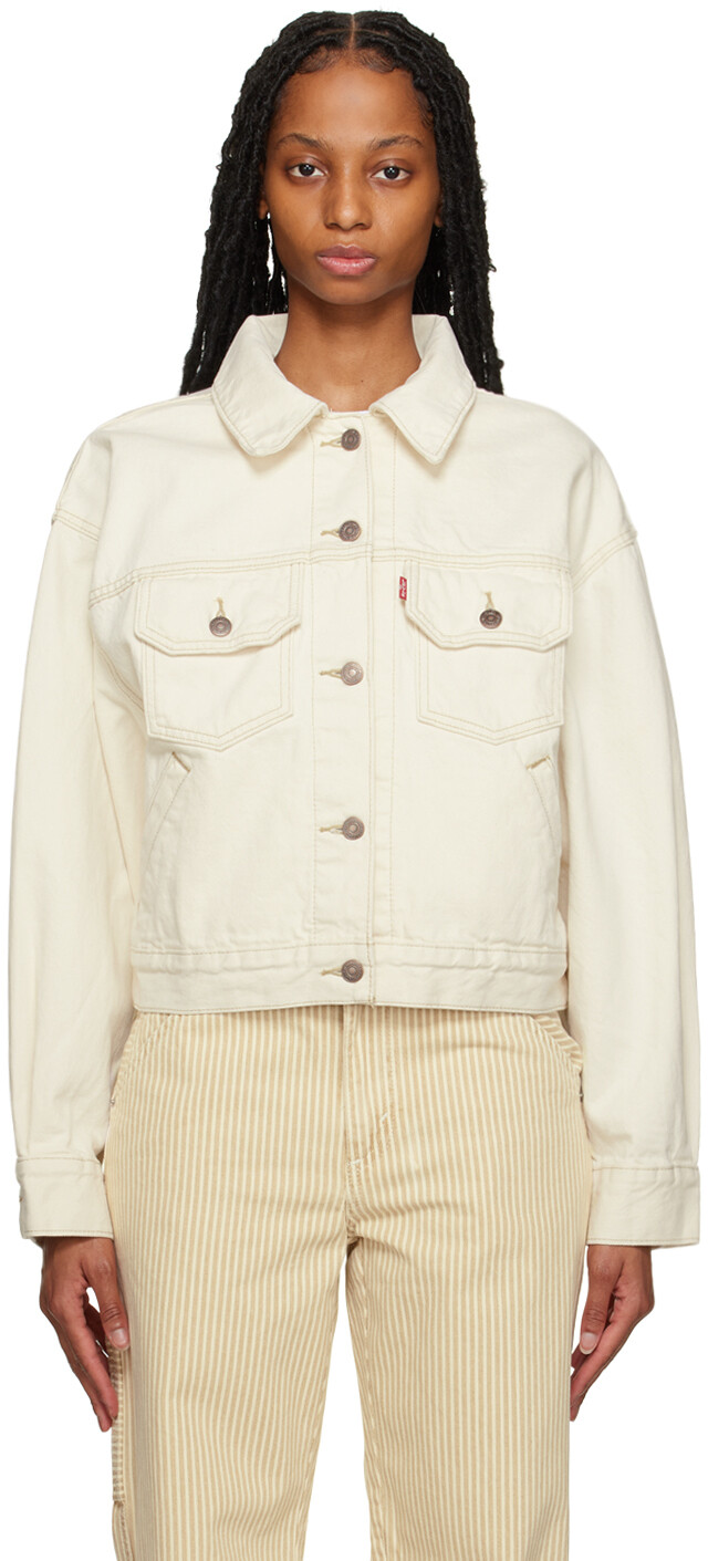 

Детская джинсовая куртка Off-White Levi's, Серый