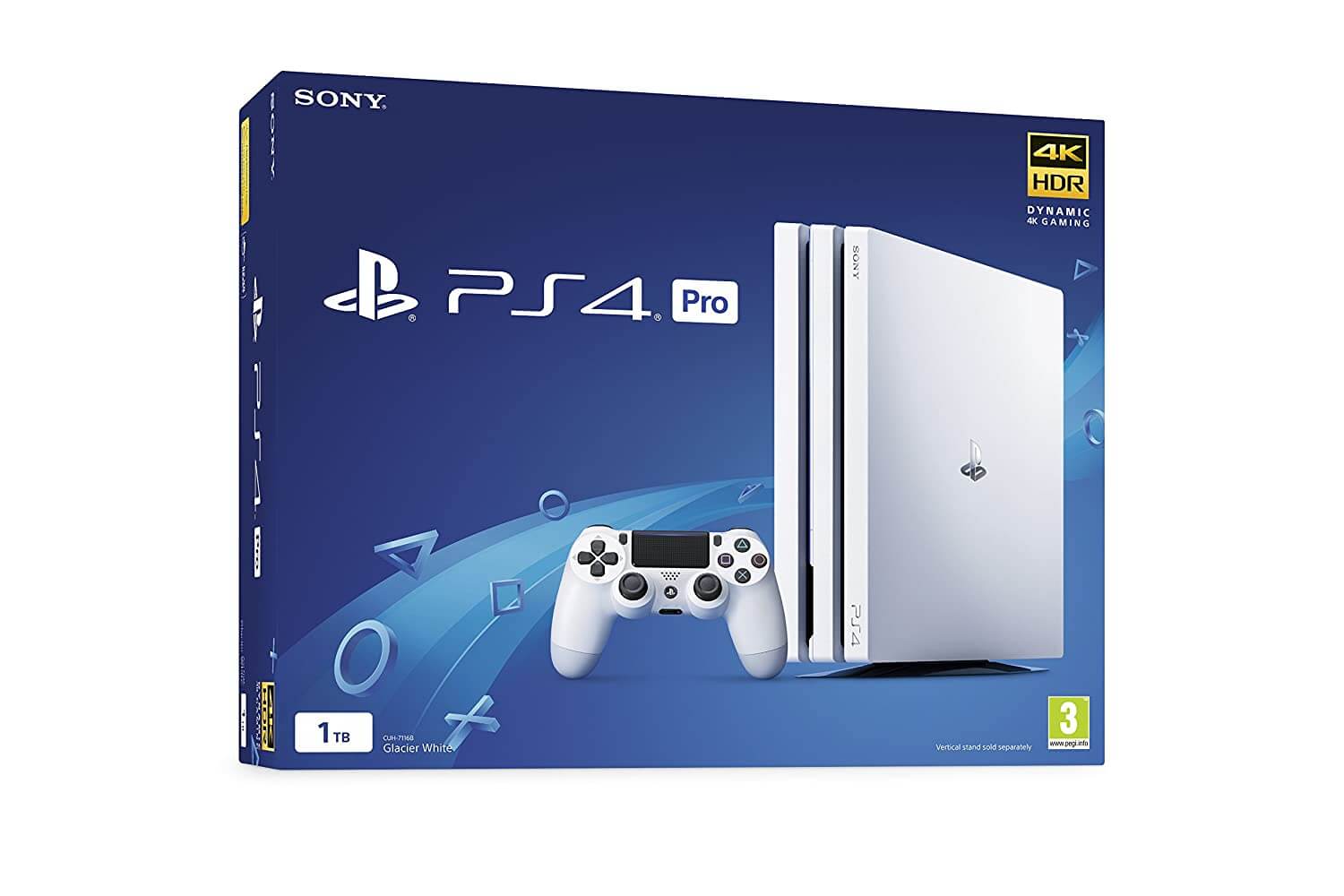 PlayStation 4 Sony PS4 Pro 1TB Glacier White (белая) CUH-7216B