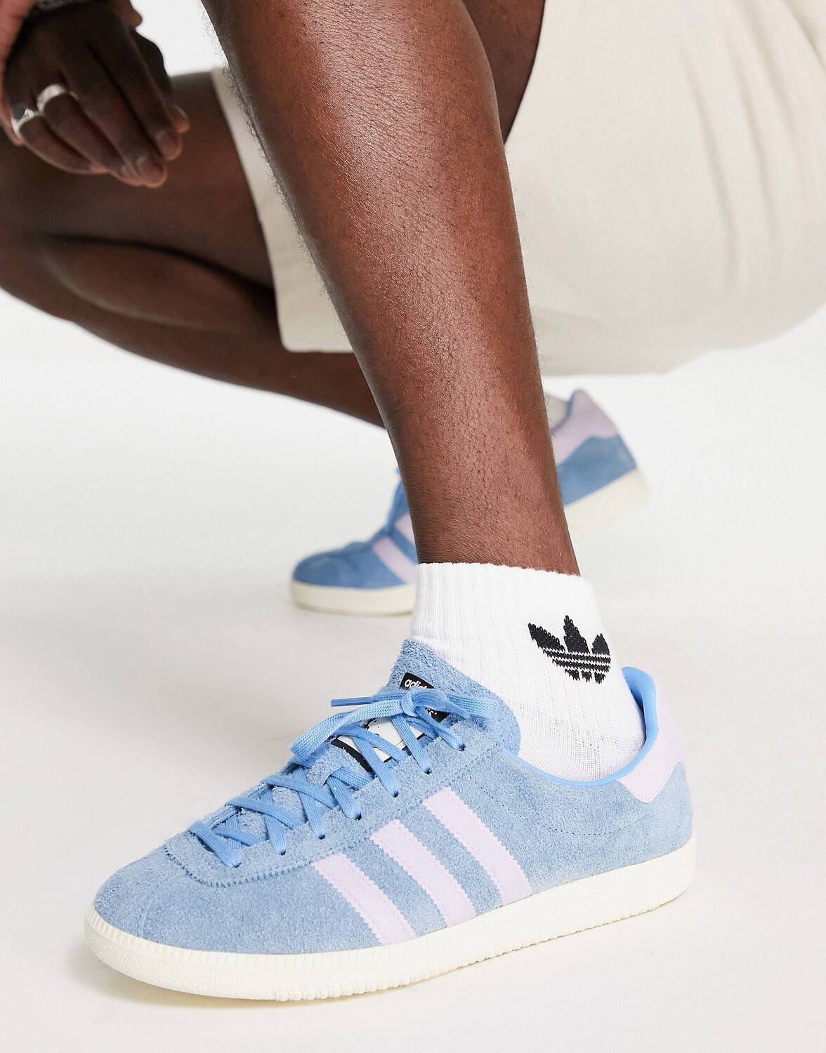 Заказать Голубые кроссовки adidas Originals Blue Grass – цены, описание ...