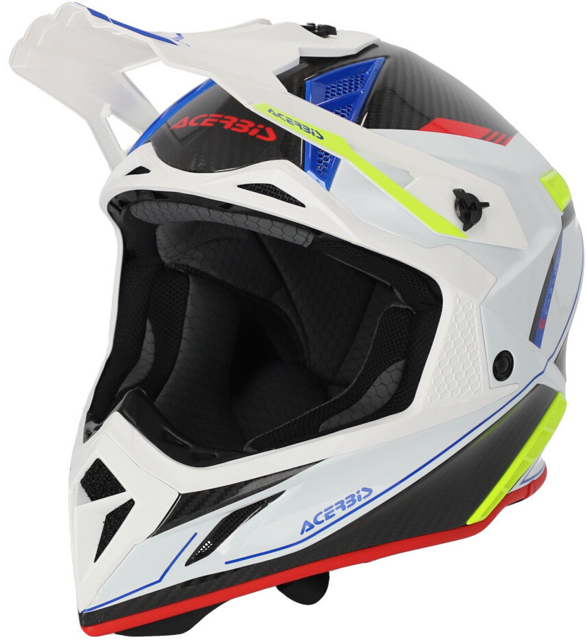 

Acerbis Steel Carbon 2023 Шлем для мотокросса, белый/черный