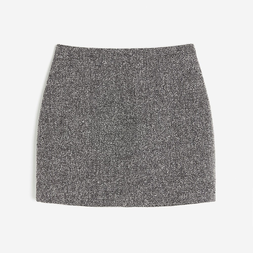 

Юбка H&M Textured Mini, серый