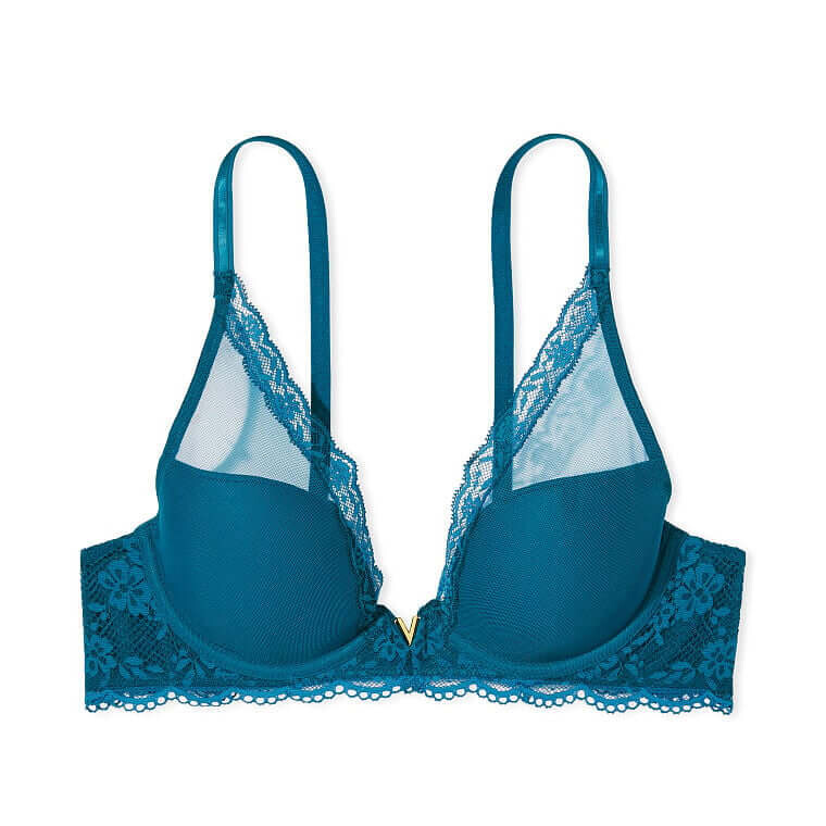 

Бюстгальтер Victoria's Secret Love Cloud Lightly Lined Plunge, синий