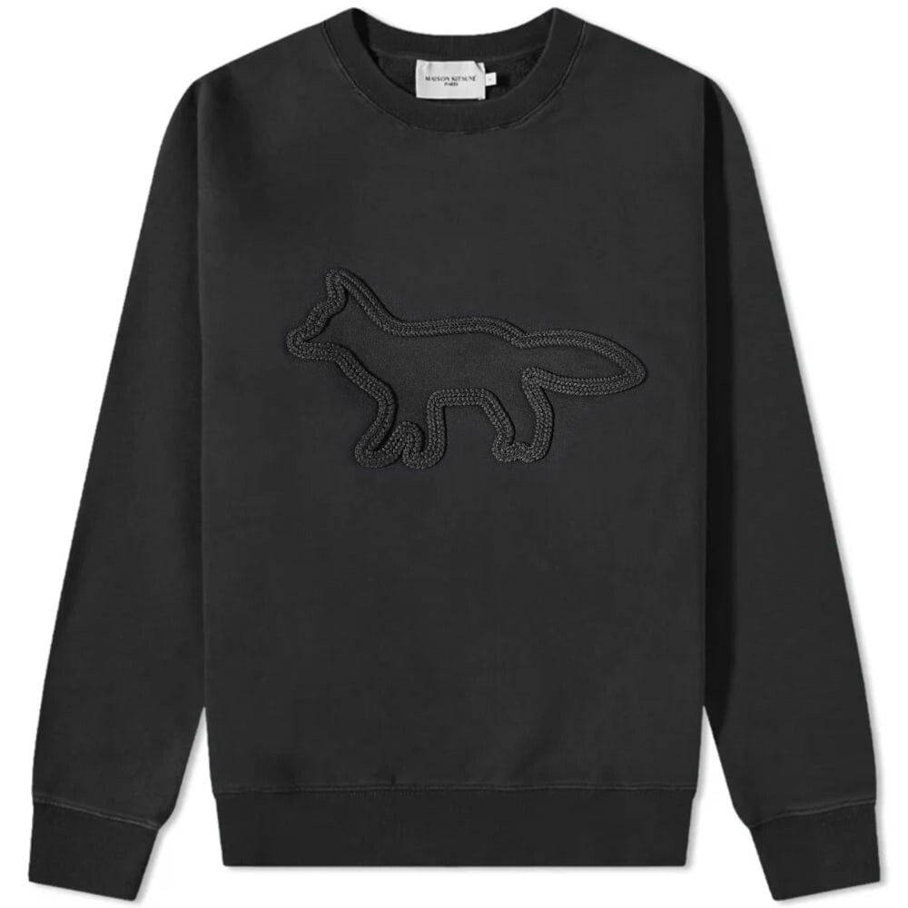 

Толстовка Maison Kitsune Contour Fox Patch Regular Sweat, Черный